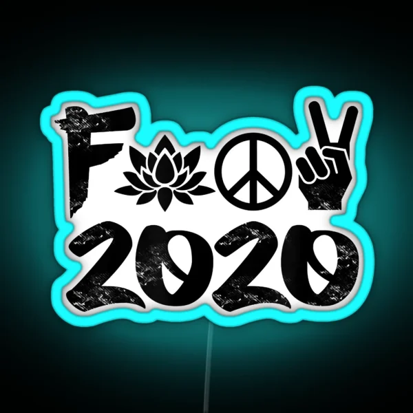 F 2020 RGB Neon Sign