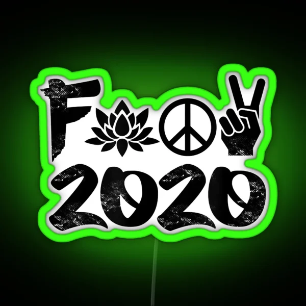 F 2020 RGB Neon Sign