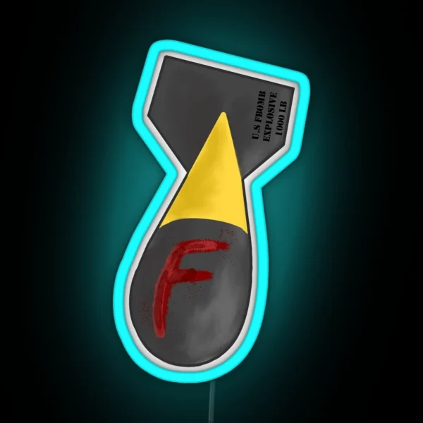 F Bomb 1 RGB Neon Sign