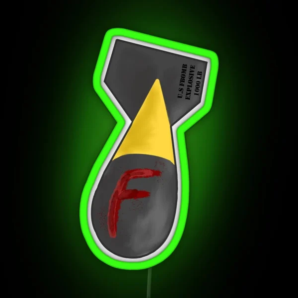 F Bomb 1 RGB Neon Sign