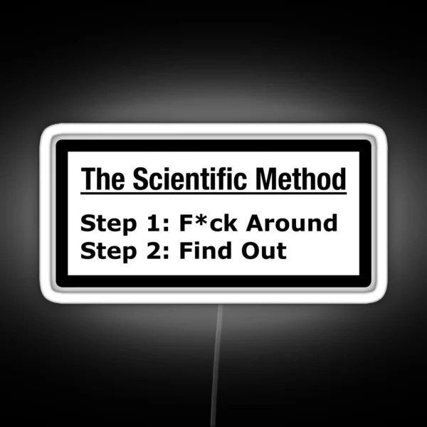 F Ck Around And Find Out RGB Neon Sign