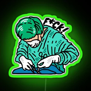 F CK RGB Neon Sign