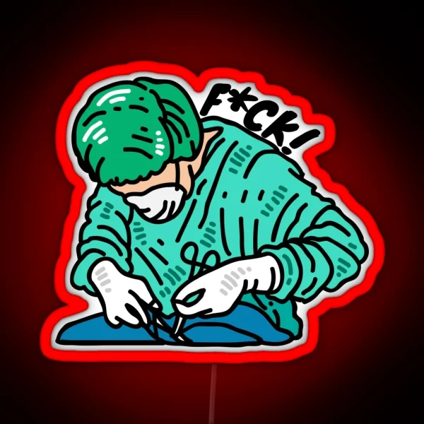 F CK RGB Neon Sign
