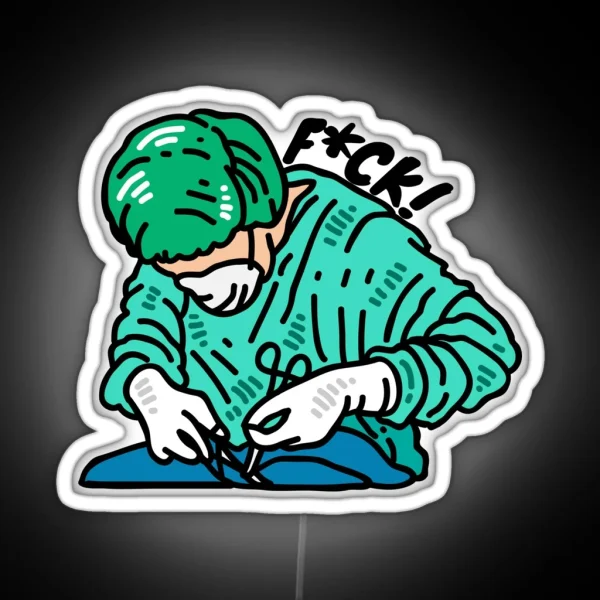 F CK RGB Neon Sign