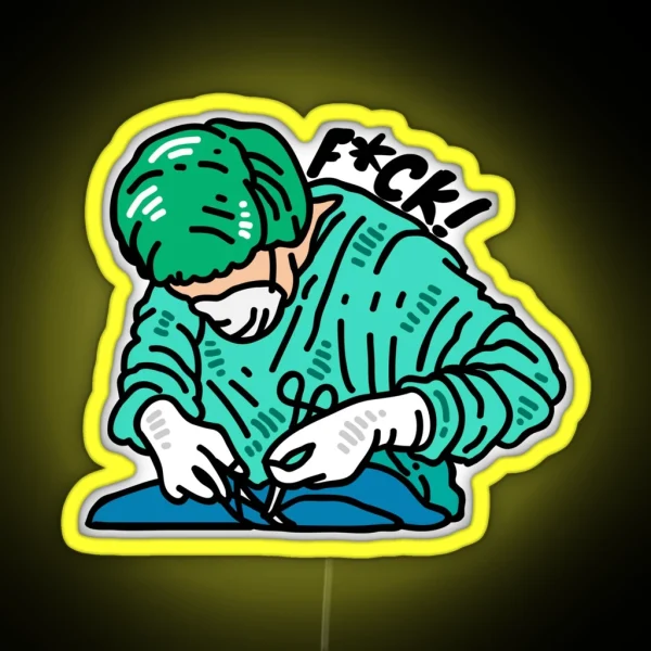 F CK RGB Neon Sign