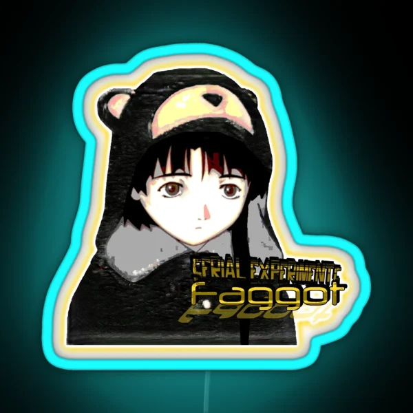 F Word Lain RGB Neon Sign