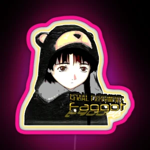 F Word Lain RGB Neon Sign