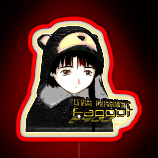 F Word Lain RGB Neon Sign