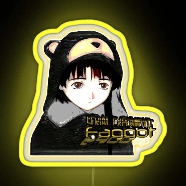 F Word Lain RGB Neon Sign