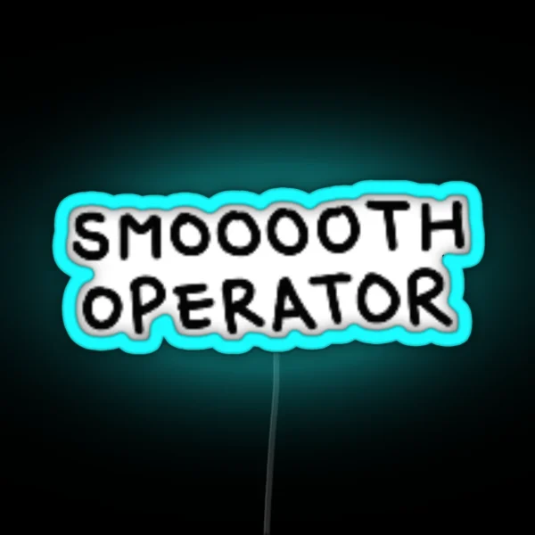 F1 Carlos Sainz Smooth Operator RGB Neon Sign