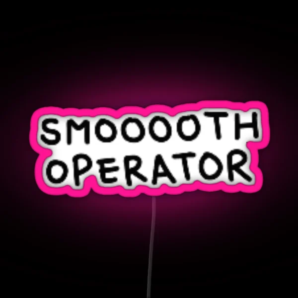F1 Carlos Sainz Smooth Operator RGB Neon Sign