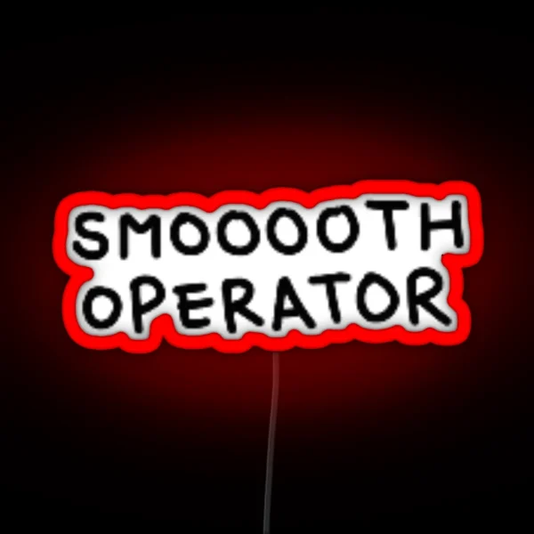 F1 Carlos Sainz Smooth Operator RGB Neon Sign