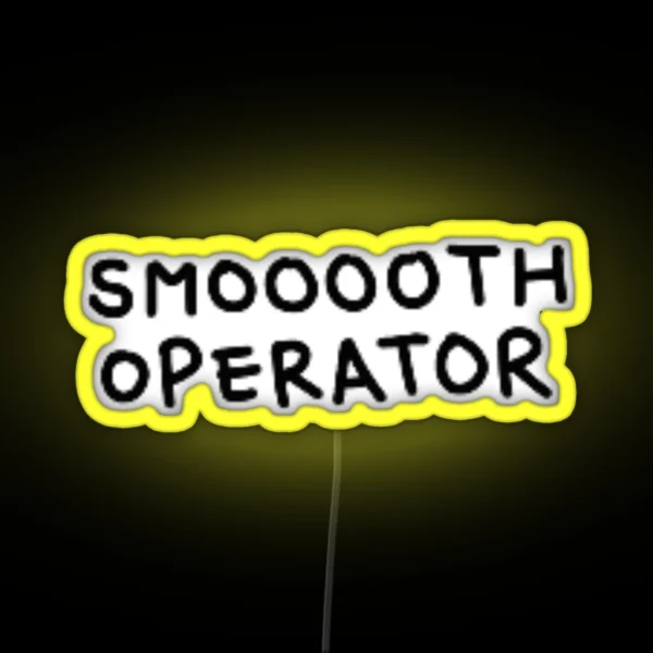 F1 Carlos Sainz Smooth Operator RGB Neon Sign