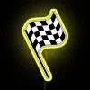 F1 Checkered Finish Line Flag Led RGB Neon Sign - Image 5