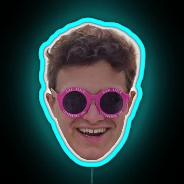 F1 Lando Norris Face RGB Neon Sign