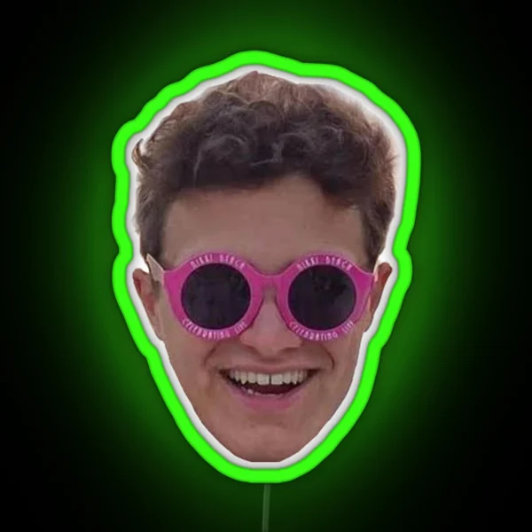 F1 Lando Norris Face RGB Neon Sign