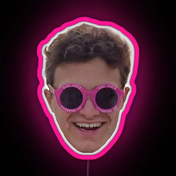 F1 Lando Norris Face RGB Neon Sign