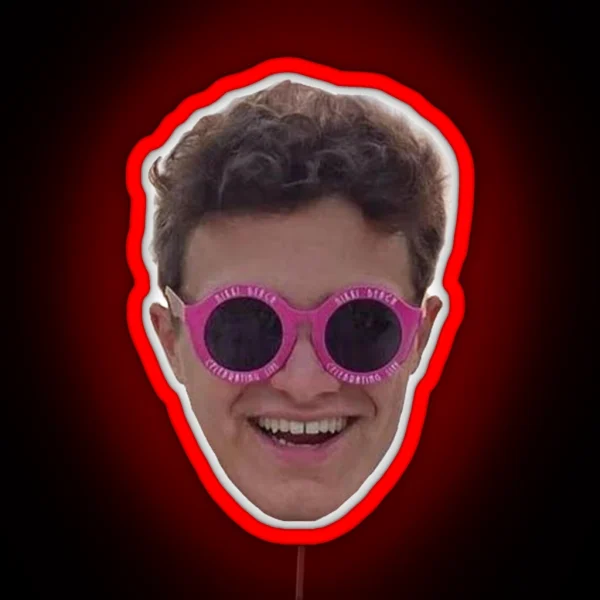 F1 Lando Norris Face RGB Neon Sign