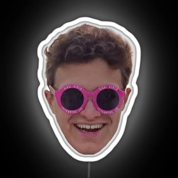 F1 Lando Norris Face RGB Neon Sign