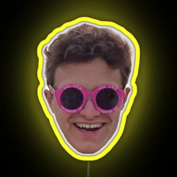 F1 Lando Norris Face RGB Neon Sign