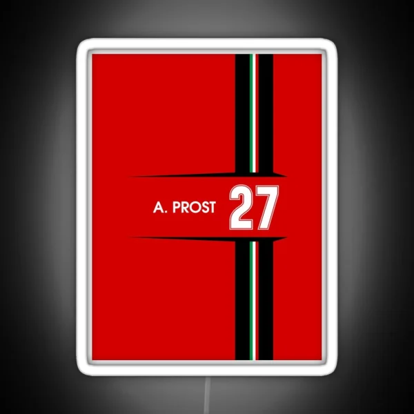 F1 Legends Alain Prost 1991 RGB Neon Sign