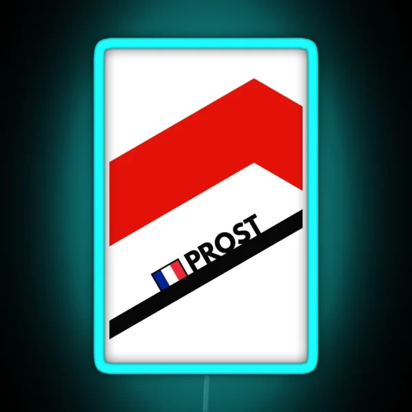 F1 Legends Alain Prost RGB Neon Sign