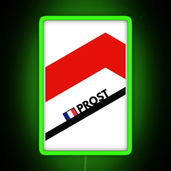 F1 Legends Alain Prost RGB Neon Sign