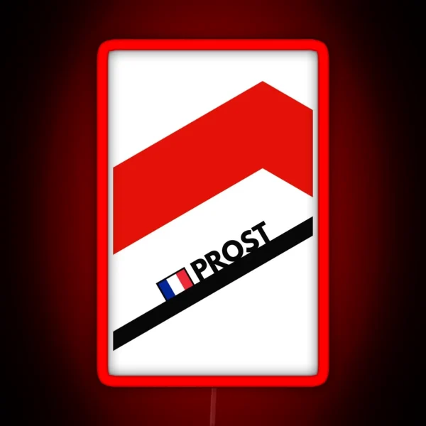 F1 Legends Alain Prost RGB Neon Sign