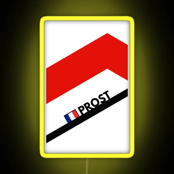 F1 Legends Alain Prost RGB Neon Sign