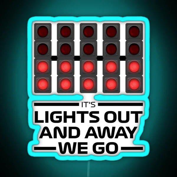 F1 Race Lights RGB Neon Sign