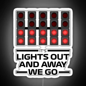 F1 Race Lights RGB Neon Sign