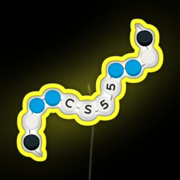 F1 Sainz Friendship Bracelet RGB Neon Sign