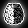 F1 Tracks On The Brain Black And White Design RGB Neon Sign - Image 4