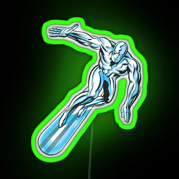 F4 Surfer RGB Neon Sign
