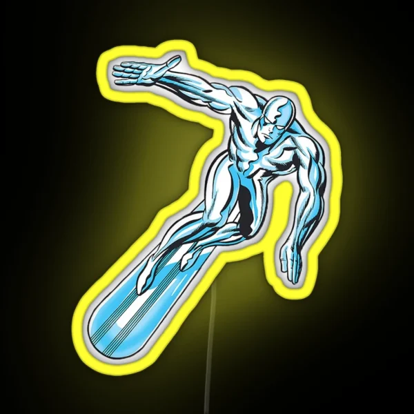 F4 Surfer RGB Neon Sign