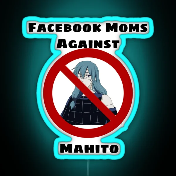 Facebook Moms Against Mahito RGB Neon Sign