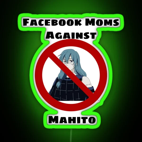 Facebook Moms Against Mahito RGB Neon Sign