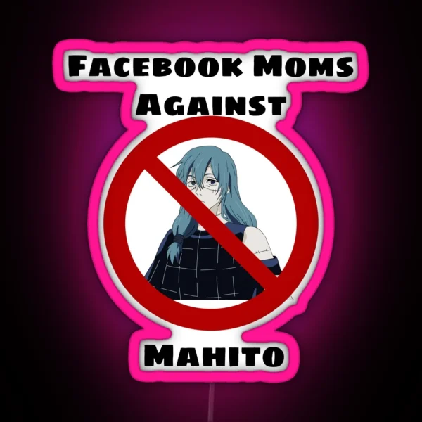 Facebook Moms Against Mahito RGB Neon Sign