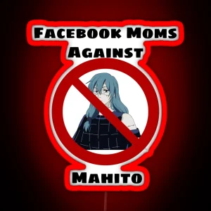 Facebook Moms Against Mahito RGB Neon Sign