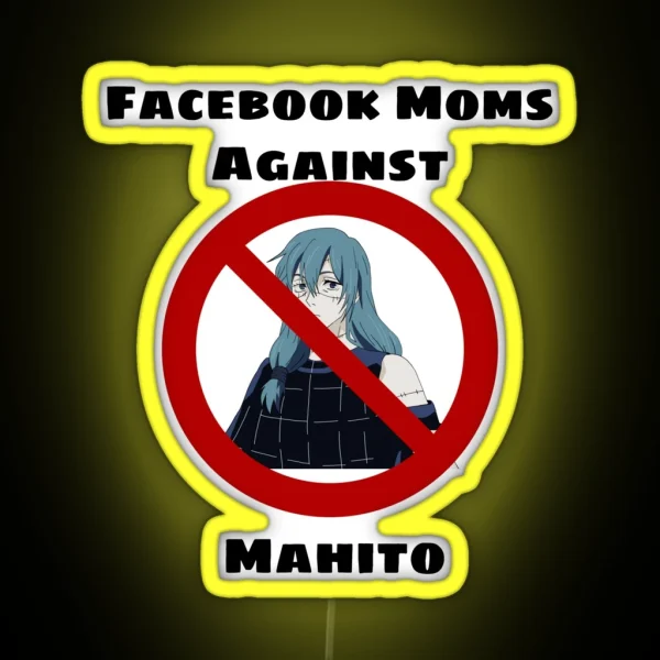 Facebook Moms Against Mahito RGB Neon Sign