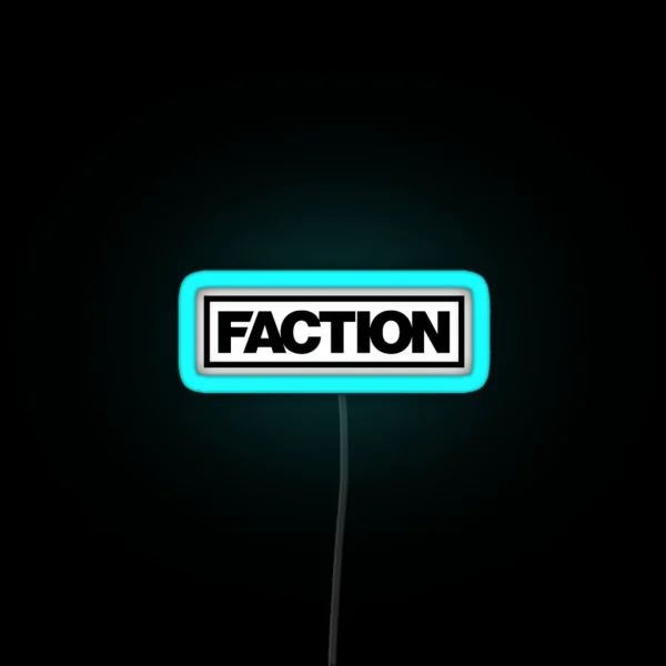 Faction Skis RGB Neon Sign