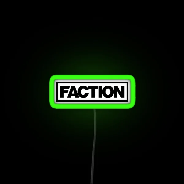 Faction Skis RGB Neon Sign