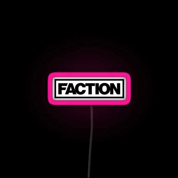 Faction Skis RGB Neon Sign