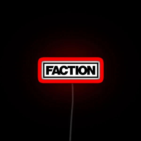 Faction Skis RGB Neon Sign