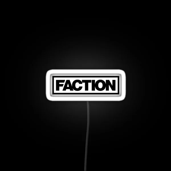 Faction Skis RGB Neon Sign