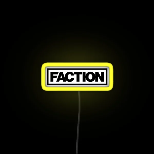 Faction Skis RGB Neon Sign