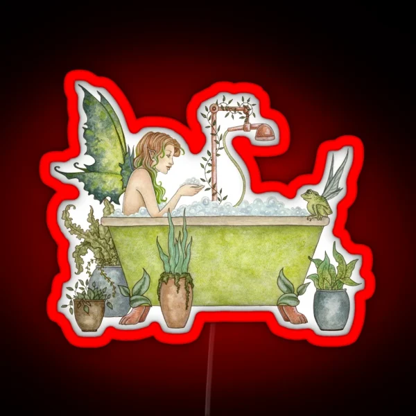 Fairies Love Bubble Baths RGB Neon Sign