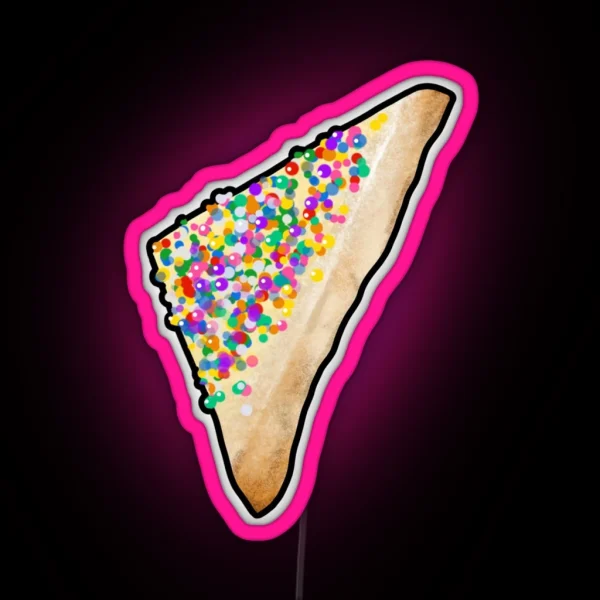 Fairy Bread In Blue Aussie Art Deco RGB Neon Sign