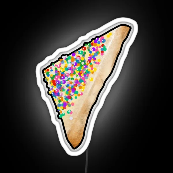 Fairy Bread In Blue Aussie Art Deco RGB Neon Sign