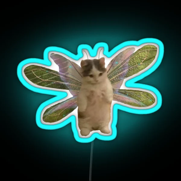 Fairy Cat RGB Neon Sign
